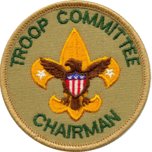 Troop Committee Chairman Patch